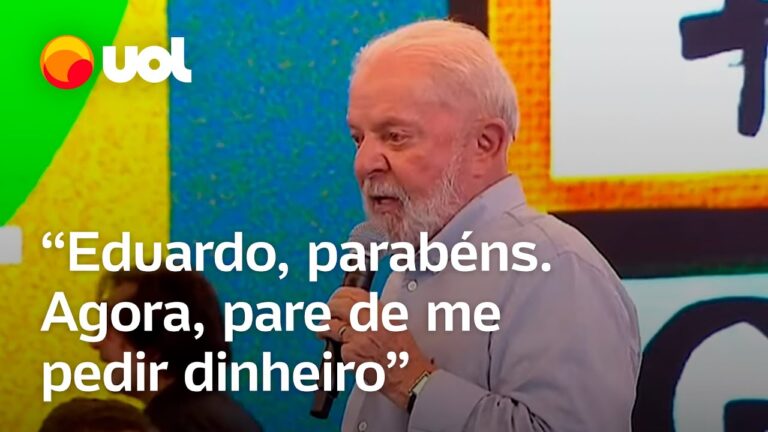 Lula inaugura terminal integrado no Rio e brinca com Paes: ‘Pare de pedir dinheiro’
